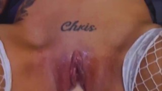 sex machine makes her cum over an over