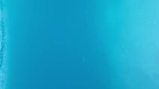 Backyard pool masturbation underwater