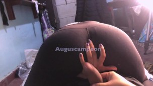 She was bored watching videos so i had fun with her ass