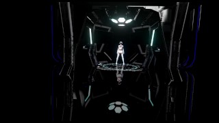 Citor3 Femdomination 2 3D VR game walkthrough 4: The Flushing story, sci-fi, latex, cum training