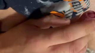 Cumshot on Jock