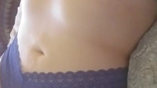 Thick milf lifts her dress and shows off