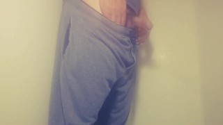 Being Naughty in the Suburbs Pee Compilation with cumming and condom pissing