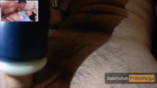 Verga Gorda Pajeandose con Video y Cock Sleeve