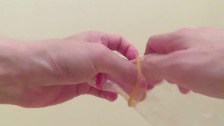 I tried to put a condom on a plastic bottle, but it failed.