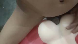 I fucked her in water storage area. She was about to fall in water while fucking her