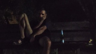 This summer night I was set up for a walk