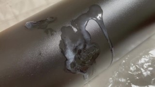 【既婚リーマン】騎乗位オナニーやってみました！　〜電マ編〜