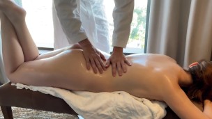 Sexy Massage, Bondage and Hot blowjob from the Slut