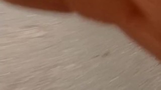 Spread arse cheeks naked in street