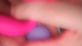 2 Vibrators VS My Pussy, Orgasm Almost Caught at the End!