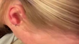 POV blowjob right before I have to go to work