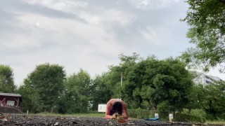 A Japanese idol doing high intense sex training at the Tokyo Olympics venue! [Big ass] [Big dick]
