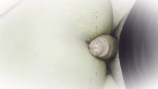 Me vengo muy rico en sus nalgas con su coñito apretado