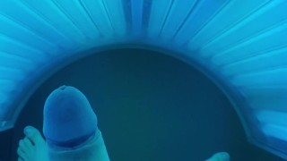 Public tanning bed masturbation 