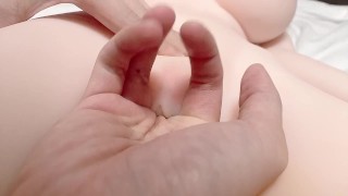 【女性向け】お腹を押しながら手マンでピンポイントで気持ち良くなる