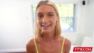 FIT18 - Payton Avery - POV Casting Tall and Skinny Blonde American teen