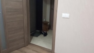 She seduced the courier while there is no husband - GeroinNut