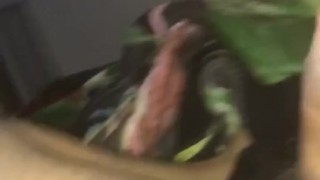 Stroking my nice hard cock
