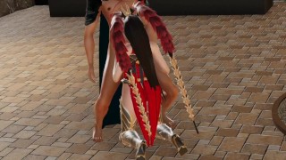 Ryeong Warrior massages with tits
