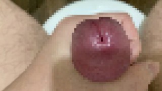 外で興奮しちゃってコンビニのトイレで急いで手コキして射精する万年発情期～オナニー中毒～