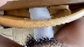 「うぅ...きもちいぃ...///」おなほ固定してエロ動画見ながらなれない腰振りオナニー～オナニー中毒～
