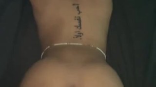 Hot ebony loves bbc from the back 