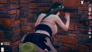 【性格無気力でものぐさ】 AI少女プレイ動画(姫カット爆乳姫子編)無人島生活系リアル3DCGエロゲーム【Hentai Game Ai Shoujyo 】Big tits lethargic girl