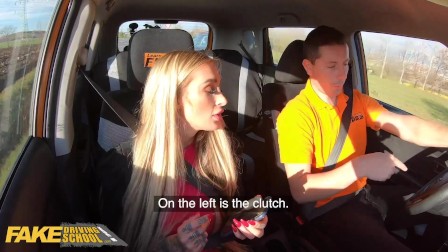 FakeDrivingSchool Daisy Lee thinks blowjob Lessons Are More Fun