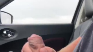 Driving on the Highway all alone, almost 10 minutes of Edging myself for later on if I get lucky