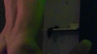 Eating ass from a super hot straight football player after training 