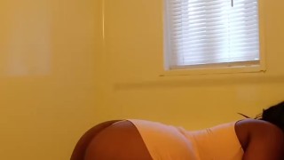 Bbw Milf Cleans Tub In Mini Dress