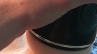 Cumming into my fleshlight and watching it drip out