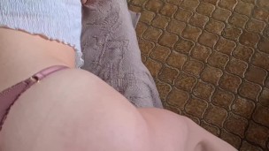 My Stepsis Naemyia put LUBE on my cock so she get creampied, PAWG