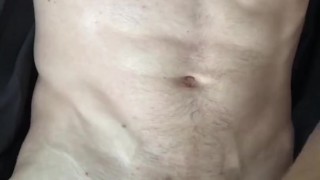 Very horny fit guy jerks off his delicious cock until the last drop of thick cum. The perfect wank
