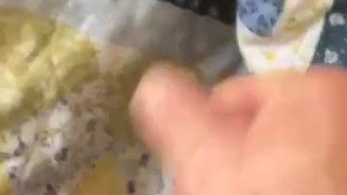 Full bladder fourth day of edging cum shot for my only fans babies shots