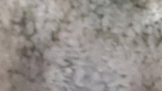 Shower fresh Butt hole and flexing close up 