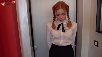 Teacher Whipped and Fucked Sexy Student for her to Pass Exam