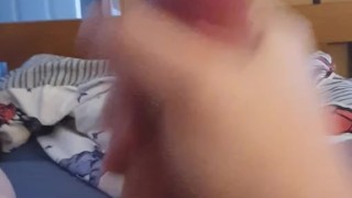 Stroking My Hard Cock
