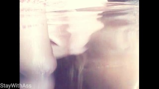 Culo SUBMARINO de VERANO en la Playa| Adoración del CULO