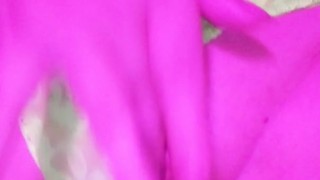 Black light pussy tease