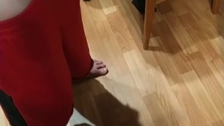Young gay man's powerful bolt