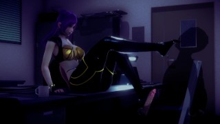 [LEAGUE OF LEGENDS] KDA Kai'Sa plays with her fans (3D PORN 60 FPS)