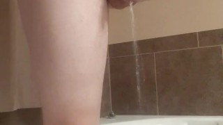Pissing before bed