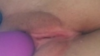 Vibrating my Pussy to Climax this Morning