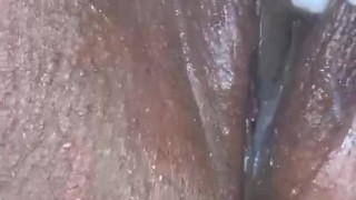 My pussy juice dripping down making my asshole wet