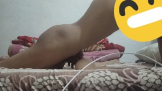 My Little dick fucks Fake pussy till fake pussy gets lose