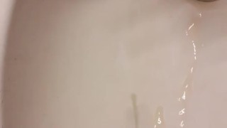 End of masturbation and cumshot