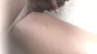 Big Black Dick in the bath tub