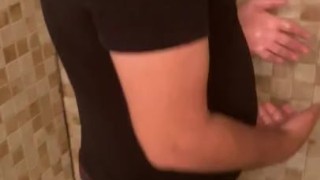Showering fully clothed 
